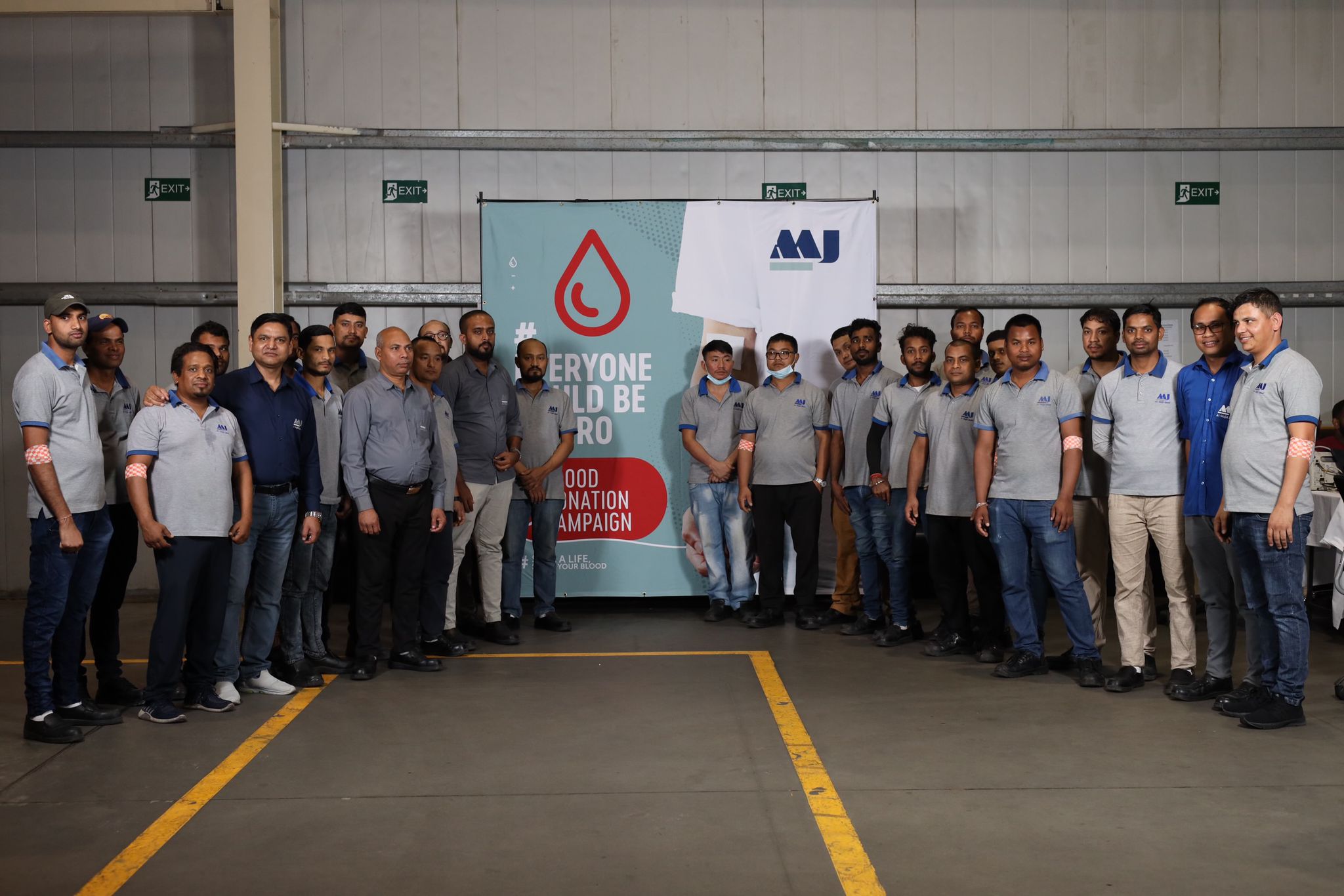 AMJ annual blood drive in Qatar